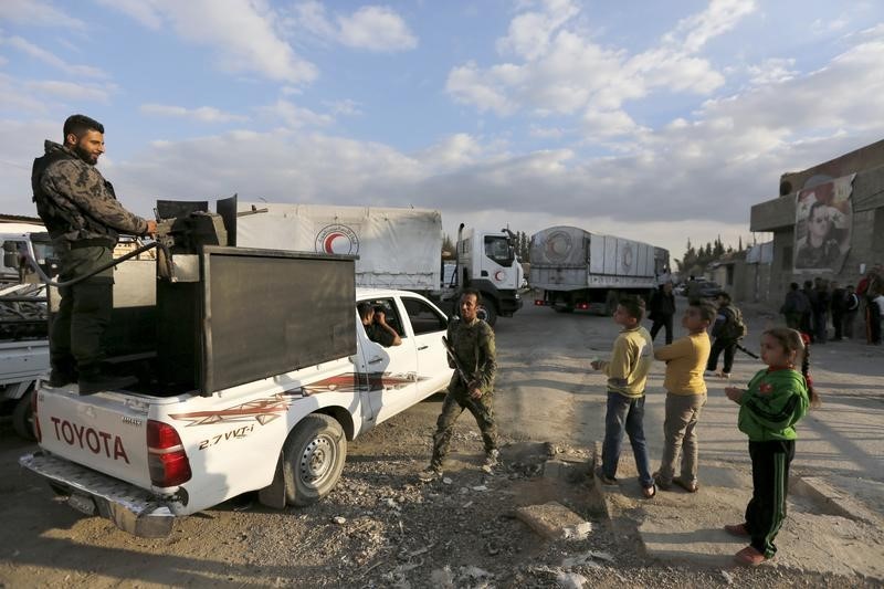 © Reuters. فرنسا: التهدئة لثلاثة أيام في سوريا غير كافية لإنعاش محادثات السلام
