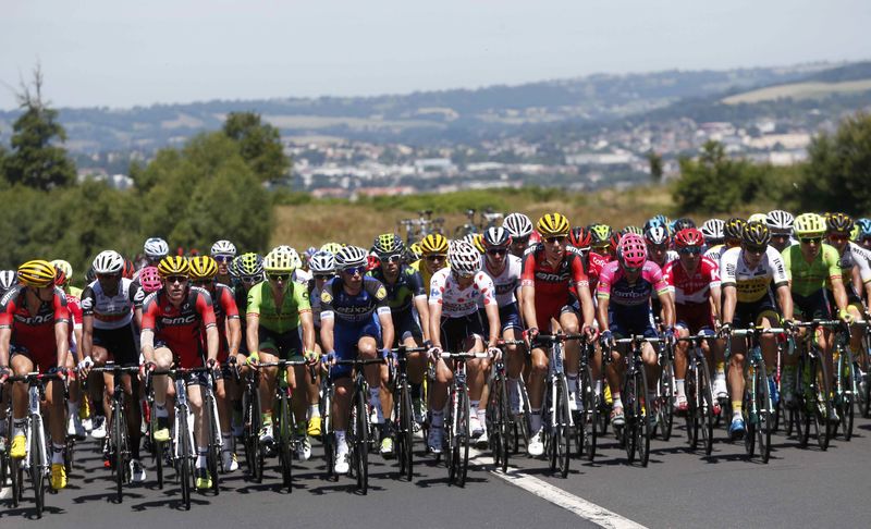 © Reuters. Cycling - Tour de France cycling race - Stage 6 from Arpajon-sur-Cere to Montauban
