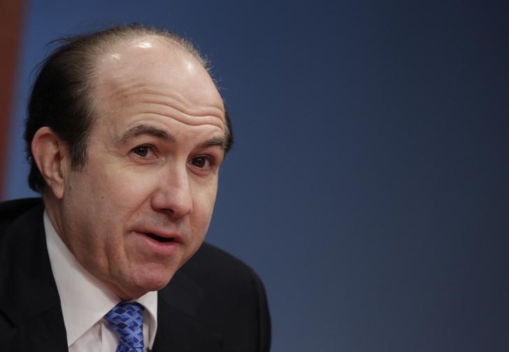 © Reuters. Philippe Dauman president and CEO of Viacom speaks at the Reuters Global Media Summit in New York