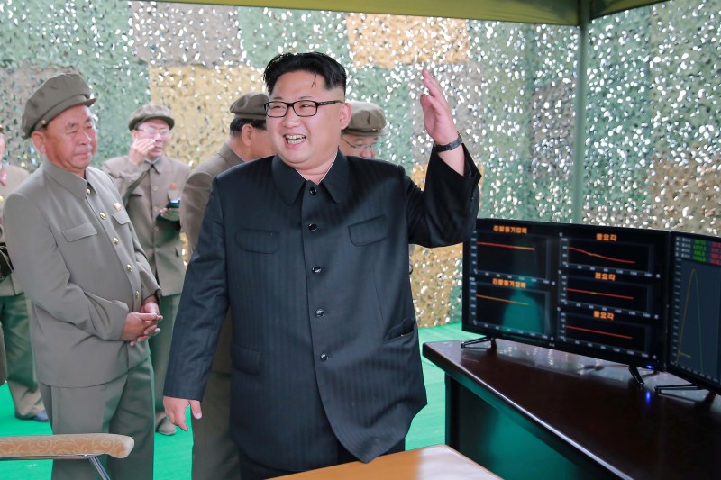 © Reuters. أمريكا تدعو كوريا الشمالية للكف عن الأعمال التي تزيد التوتر