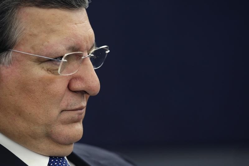 © Reuters. BARROSO CHEZ GOLDMAN SACHS