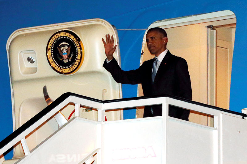 © Reuters. BARACK OBAMA APPELLE LES AMÉRICAINS À L’UNITÉ APRÈS DALLAS