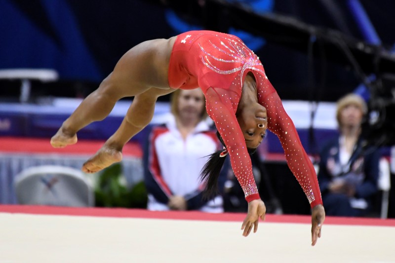 © Reuters. Gymnastics: U.S. Olympic Team Trials - Womens Gymnastics