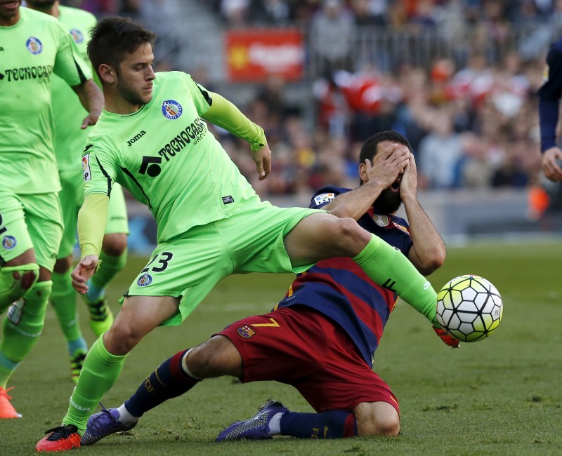 © Reuters. Football Soccer - Barcelona v Getafe - Spanish Liga BBVA - Camp Nou stadium, Barcelona