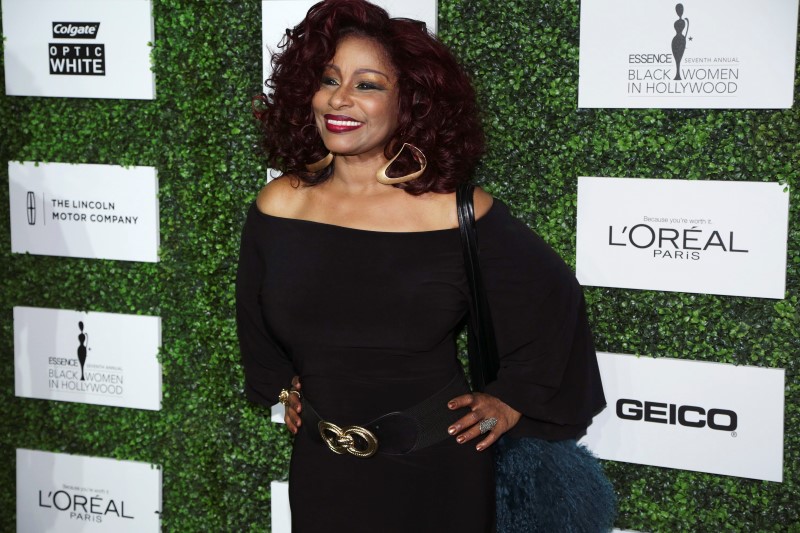 © Reuters. A cantora Chaka Khan durante evento em Beverly Hills, na Califórnia