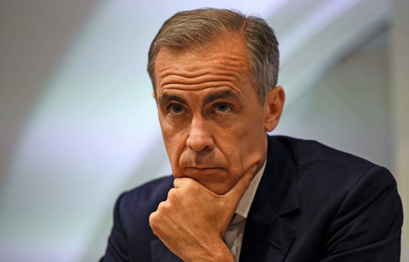 © Reuters. File photo of Bank of England governor Mark Carney during a news conference at the Bank of England in London