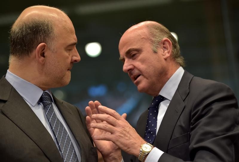 © Reuters. Ecofin respalda proceso sancionador por déficit excesivo a España y Portugal