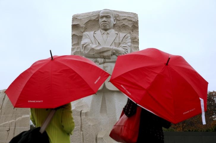 © Reuters. Memorial Martin Luther King Jr., em Washington