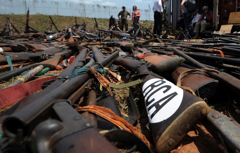 © Reuters. FIN DE L’OPÉRATION FRANÇAISE EN CENTRAFRIQUE PRÉVUE POUR OCTOBRE