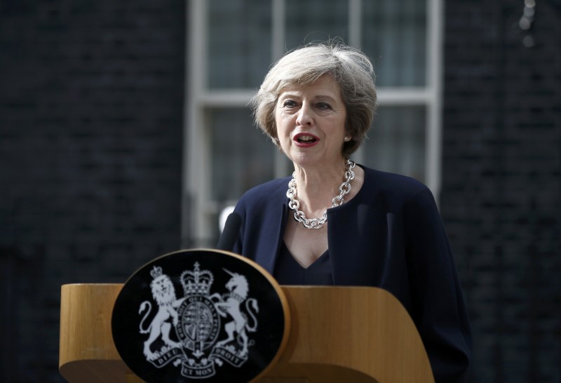 © Reuters. THERESA MAY NOMME SON GOUVERNEMENT