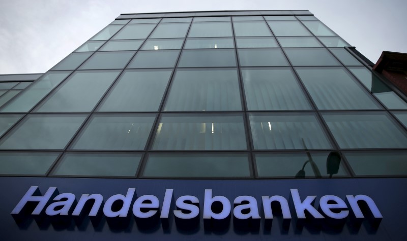 © Reuters. A branch of Handelsbanken is seen in Wilmslow