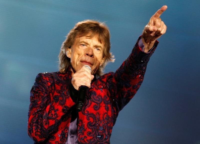 © Reuters. Mick Jagger será padre por octava vez a los 72 años