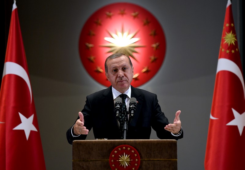 © Reuters. مصدر رئاسي تركي: الرئيس والحكومة المنتخبان ديمقراطيا لا يزالان على رأس السلطة