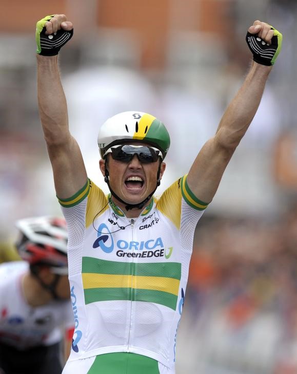 © Reuters. رياضي الدراجات الاسترالي جيرانز يغيب عن أولمبياد ريو