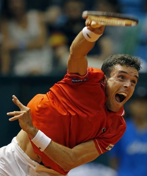 © Reuters. España, más cerca de volver al Grupo Mundial de la Copa Davis