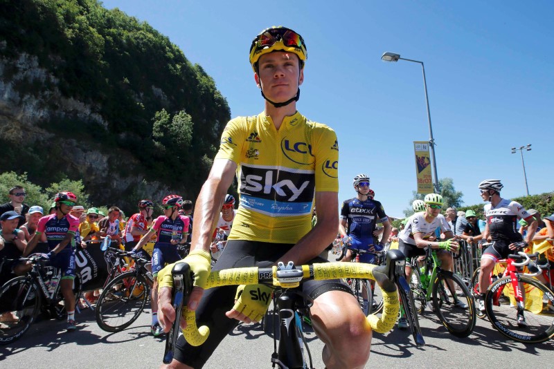 © Reuters. Cycling - Tour de France cycling race - The 209 km (129.8 miles) Stage 16 from Moirans-en-Montagne, France to Berne, Switzerland