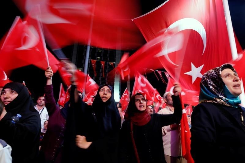 © Reuters. هيئة الإذاعة والتلفزيون التركية: منع جميع الأكاديميين من السفر للخارج