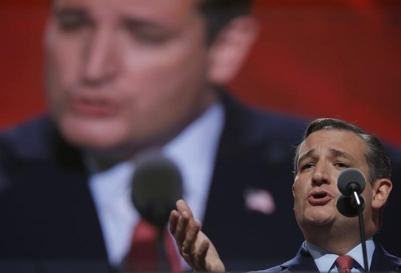 © Reuters. Ted Cruz, abucheado en la convención republicana en EEUU