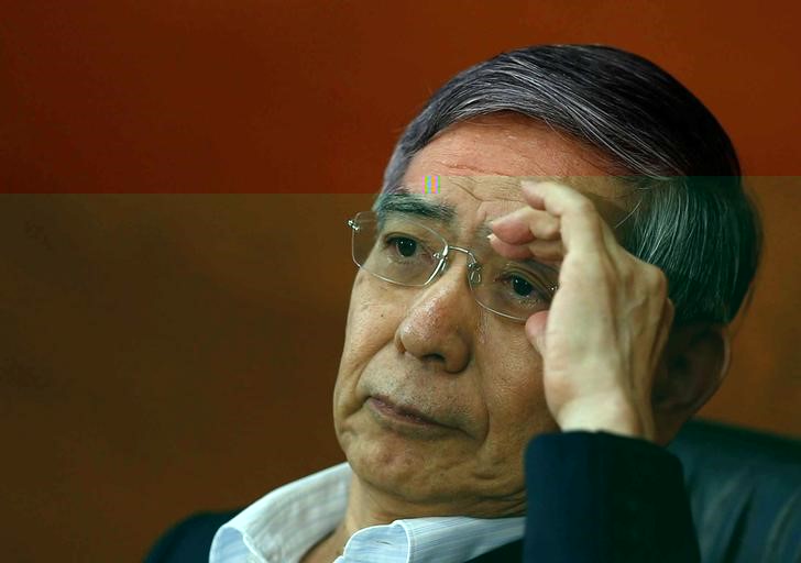 © Reuters. Il governatore della banca del Giappone Haruhiko Kuroda