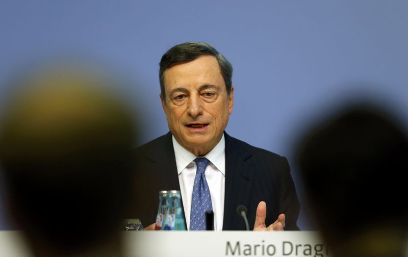 © Reuters. Draghi cree que aún es pronto para evaluar el impacto del "brexit" en la eurozona