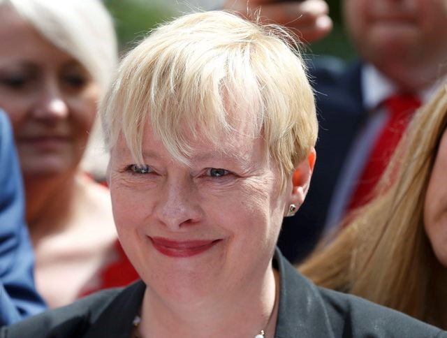 © Reuters. Angela Eagle, leadership contender for Britain's opposition Labour Party, attends an event in central London