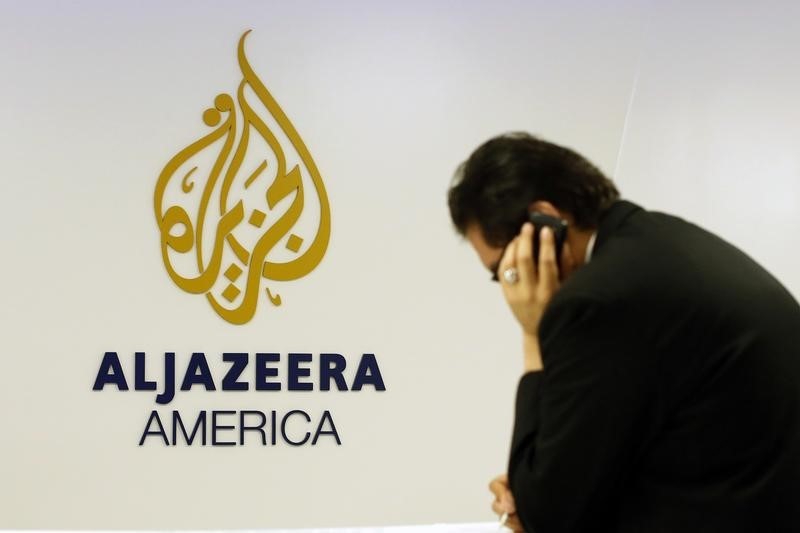 © Reuters. الجزيرة ستطلق خدمة رقمية باللغة الإنجليزية في أمريكا
