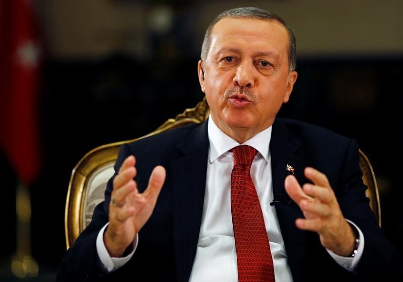 © Reuters. إردوغان: قرار ستاندرد آند بورز سياسي والقطاع المالي قوي