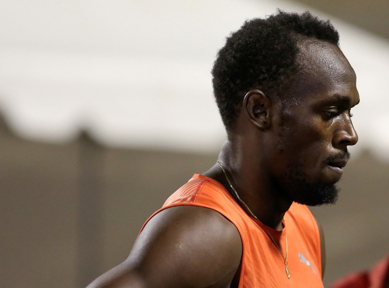 © Reuters. Athletics - Jamaica National Trials - Men's 100m - Kingston