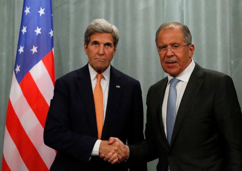 © Reuters. تحليل-خطة كيري مع روسيا بشأن سوريا تواجه شكوكا عميقة في أمريكا والخارج