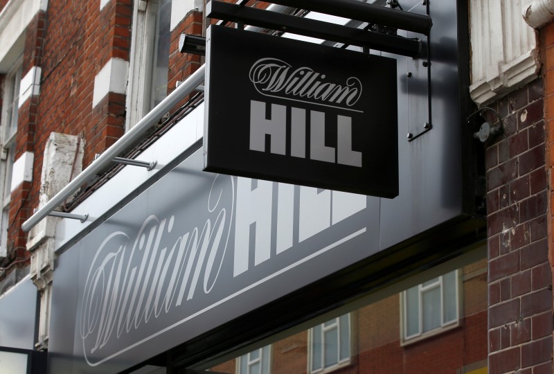 © Reuters. DEUX SOCIÉTÉS BRITANNIQUES VEULENT RACHETER WILLIAM HILL