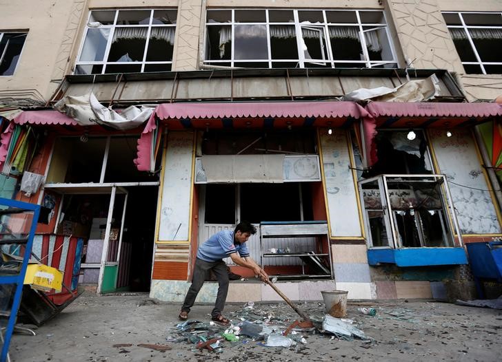 © Reuters. هجوم صاروخي في وسط كابول ولا إصابات