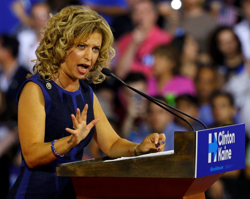 © Reuters. Presidente do Comitê Nacional Democrata, Debbie Wasserman Schultz