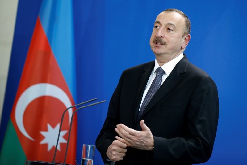 © Reuters. المحكمة الدستورية في أذربيجان تقر مبادرة علييف لتمديد فترة الرئاسة