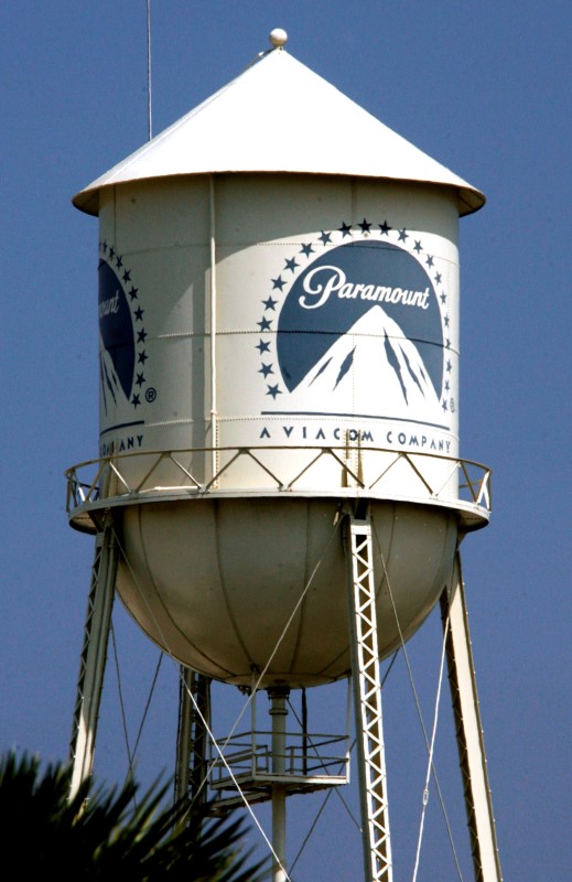 © Reuters. Water tower at Paramount Studios in Los Angeles