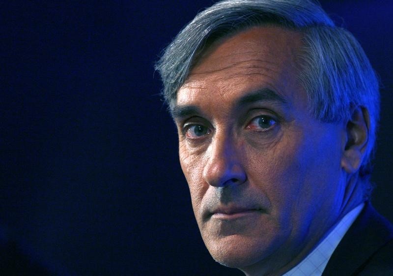 © Reuters. John Redwood, Chairman of the Economic Competitiveness Policy Group listens during the launch of the 'Freeing Britain to Compete: Equipping the UK for Globalisation' report in London