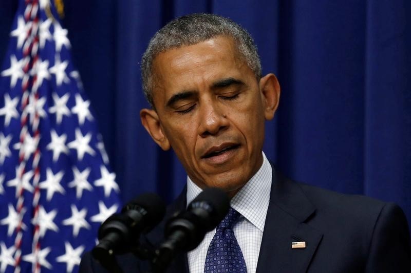 © Reuters. أوباما: يمكن أن تحاول روسيا التأثير على انتخابات الرئاسة الأمريكية