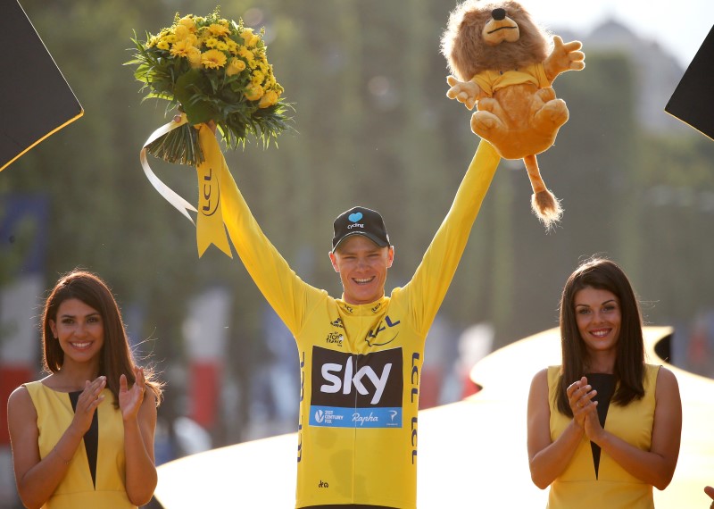 © Reuters. Cycling - Tour de France cycling race - Stage 21 from Chantilly to Paris, France