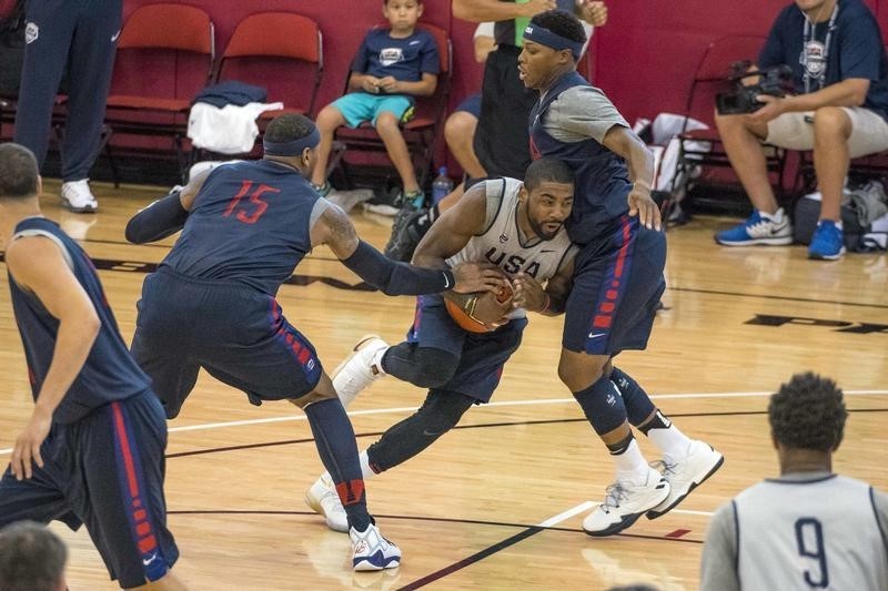 © Reuters. Basketball: USA Basketball training
