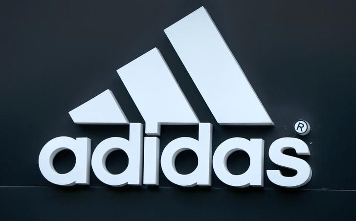 © Reuters. Logo of Adidas logo is seen on ta store in Yerevan