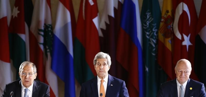 © Reuters. الأمم المتحدة تدعو لاتفاق بين أمريكا وروسيا بشأن سوريا