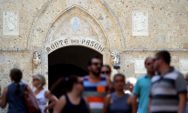 © Reuters. Monte dei Paschi presenta la peor calificación en las pruebas de estrés