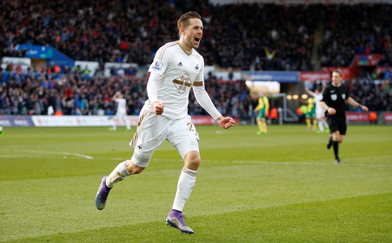 © Reuters. Swansea City v Norwich City - Barclays Premier League