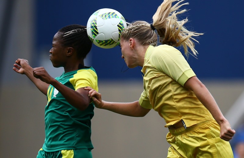 © Reuters. Football - Women's First Round - Group E Sweden v South Africa