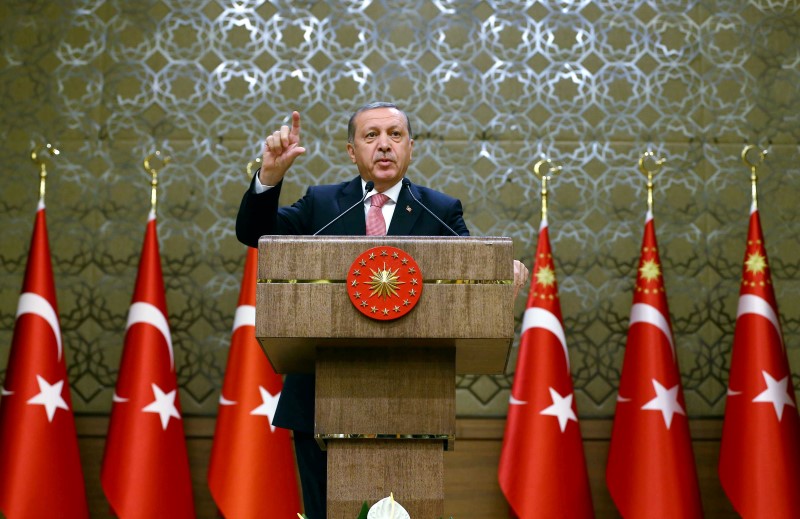 © Reuters. وسائل إعلام: تركيا تعتقل 20 يشتبه أنهم أعضاء في الدولة الإسلامية