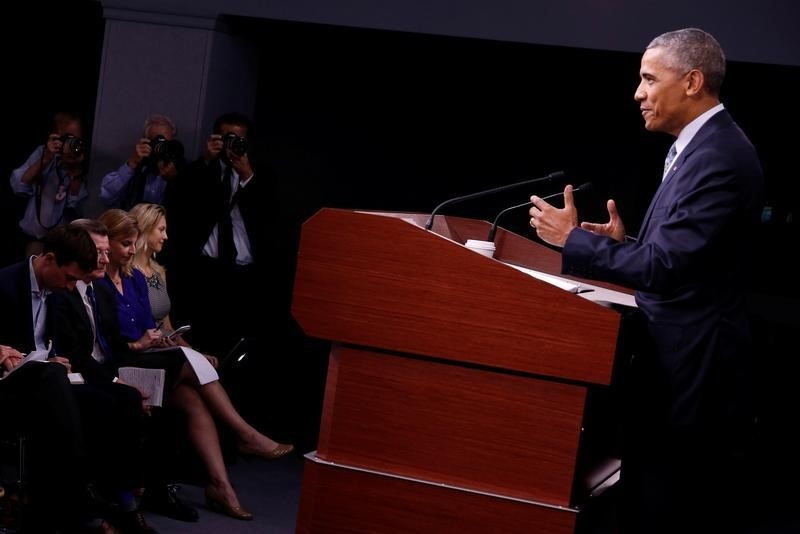 © Reuters. أوباما: التمويل الأمريكي لمكافحة زيكا ينفد بسرعة