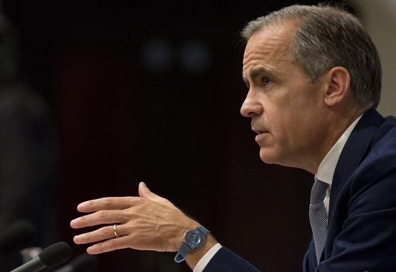© Reuters. محافظ بنك إنجلترا: بريطانيا لا تمر بأزمة مالية جديدة