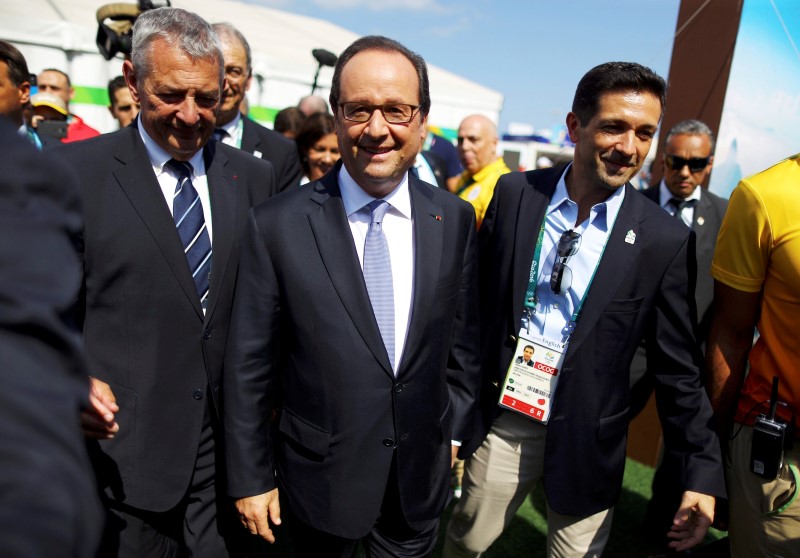 © Reuters. Teams Welcoming Ceremonies