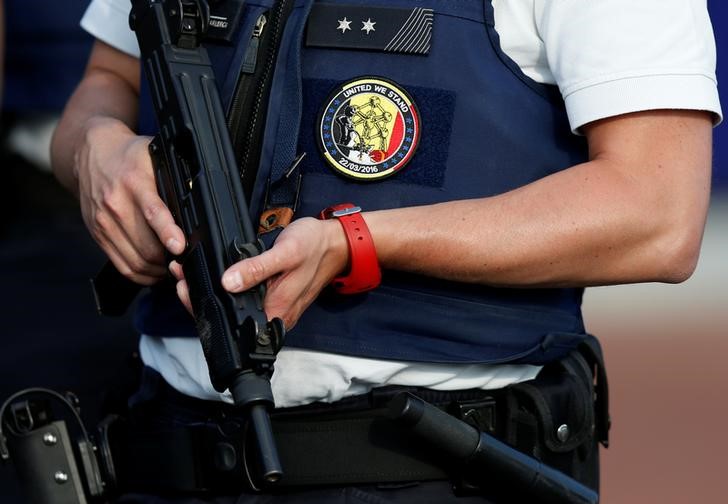 © Reuters. Atacante con machete deja dos policías heridas en Bélgica