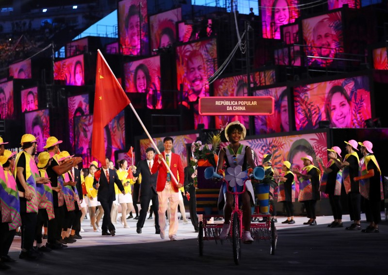 © Reuters. 2016 Rio Olympics - Opening Ceremony - Maracana