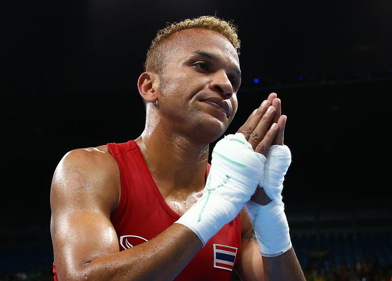 © Reuters. Boxing - Men's Light (60kg) Round of 32 Bout 30